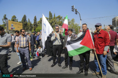 راهپیمایی روز جهانی قدس در شیراز با حضور جهادگران جهاددانشگاهی