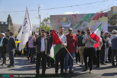 راهپیمایی روز جهانی قدس در شیراز با حضور جهادگران جهاددانشگاهی