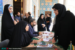 میز خدمت جهاددانشگاهی در مصلی نماز جمعه شیراز