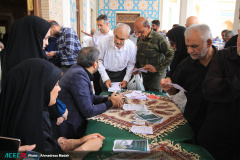 میز خدمت جهاددانشگاهی در مصلی نماز جمعه شیراز