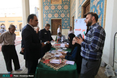 میز خدمت جهاددانشگاهی در مصلی نماز جمعه شیراز