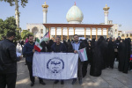 شرکت جهادگران فارس در تجمع حمایت از مردم غزه
