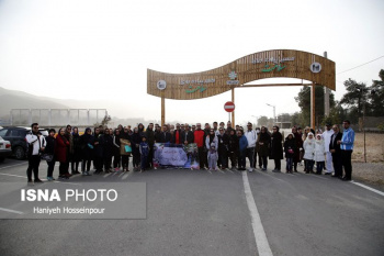 پیاده‌روی جهادگران جهاد دانشگاهی فارس در شیراز