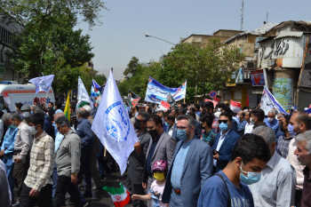 شرکت جهادگران جهاد دانشگاهی فارس در راهپیمایی روز جهانی قدس